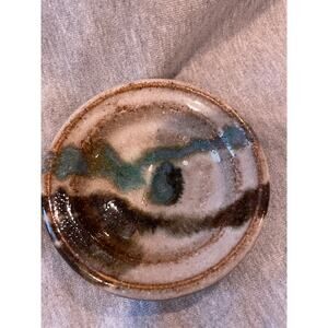 Vtg Colour Glazed Ashtray Ward